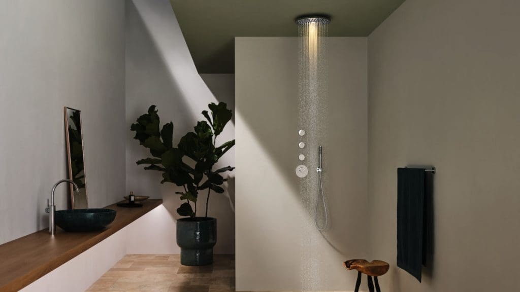 Dornbracht Rain Showers Wet Room | My Bathroom Specialist