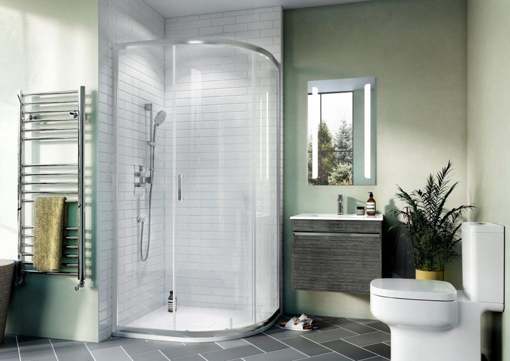 Kai 6 Quadrant Single Door | My Bathroom Specialist