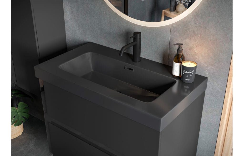 Matte Black Brassware
