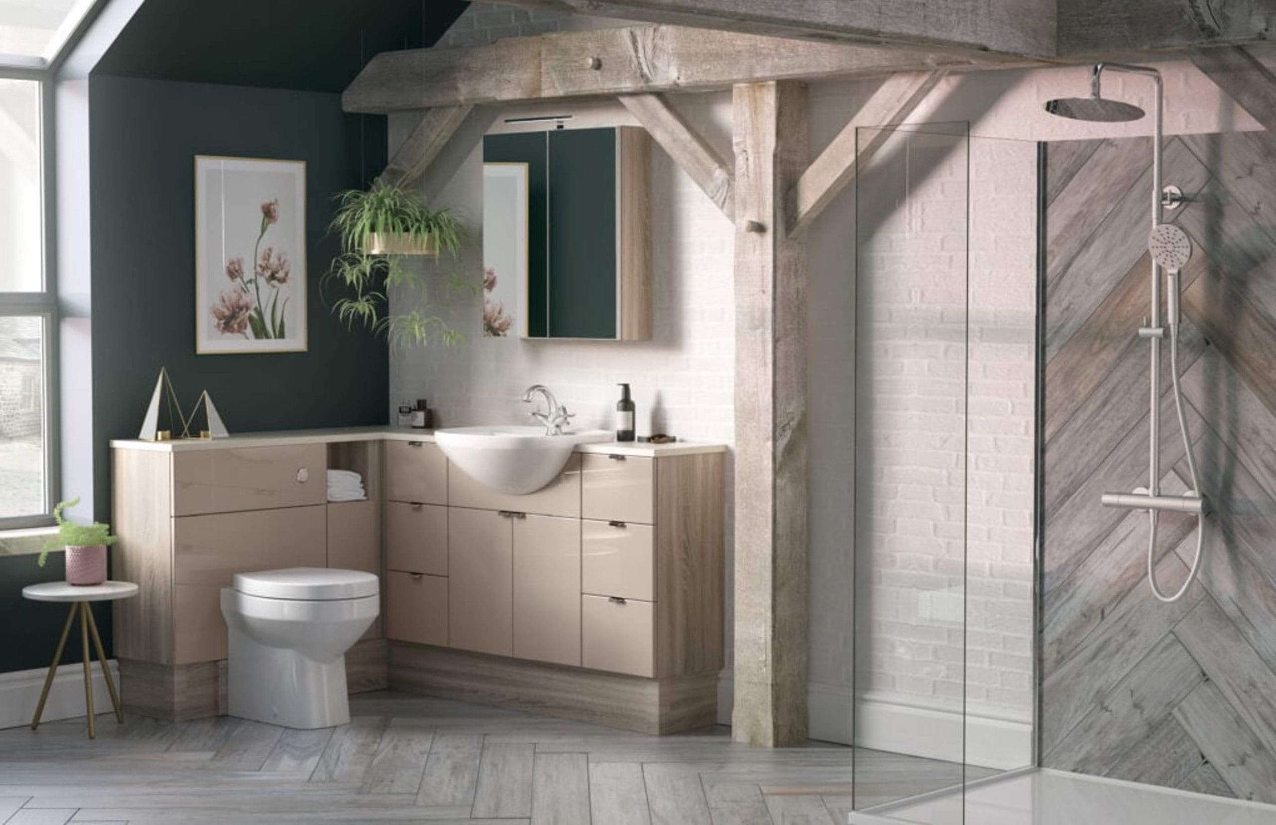 Utopia Original Fitted Aragon Flint Gloss Durham Oak 1024X662 1 | My Bathroom Specialist