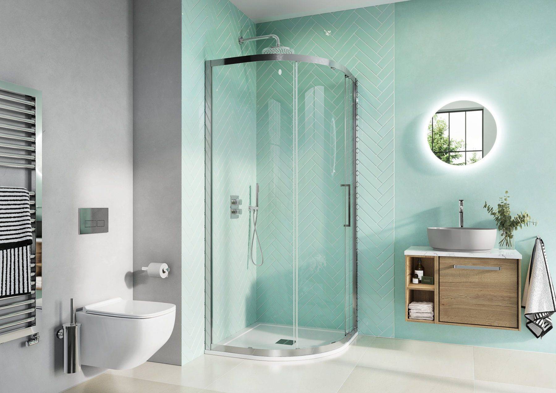 Infinity 8 Quadrant Single Door | My Bathroom Specialist